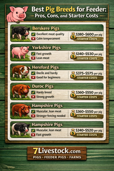 Best Pig Breeds for Feeder 