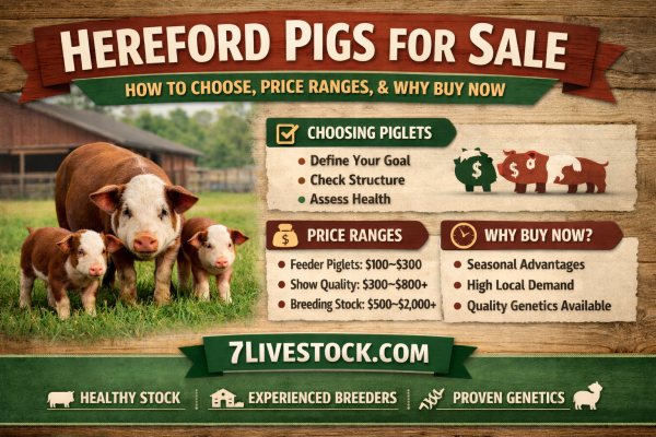 Hereford Pigs for Sale
