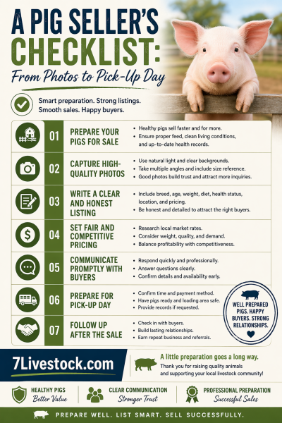 pig seller checklist 