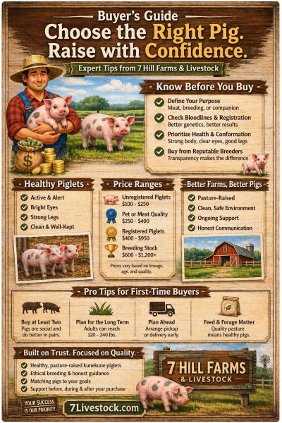 Kunekune pigs for sale graphic