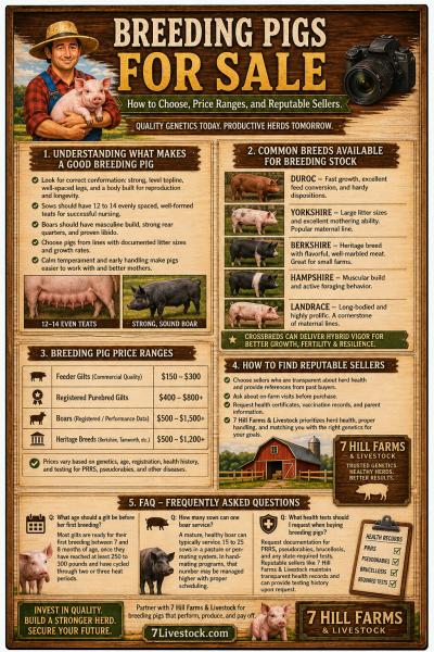 breeding pigs for sale comparison graphic
